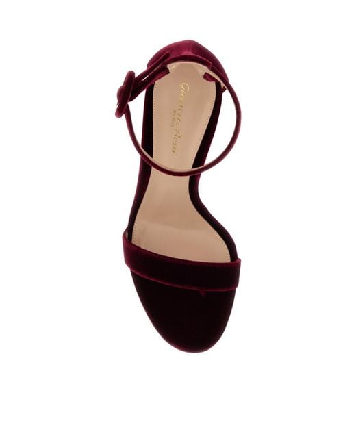 Gianvito Rossi Brown Portofino 105 Ankle Strap Heeled Sandals