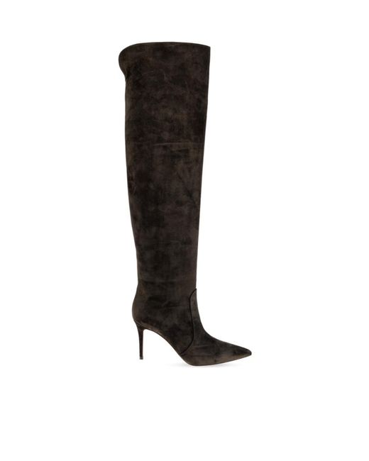 Gianvito Rossi Black Pointed Toe Boots