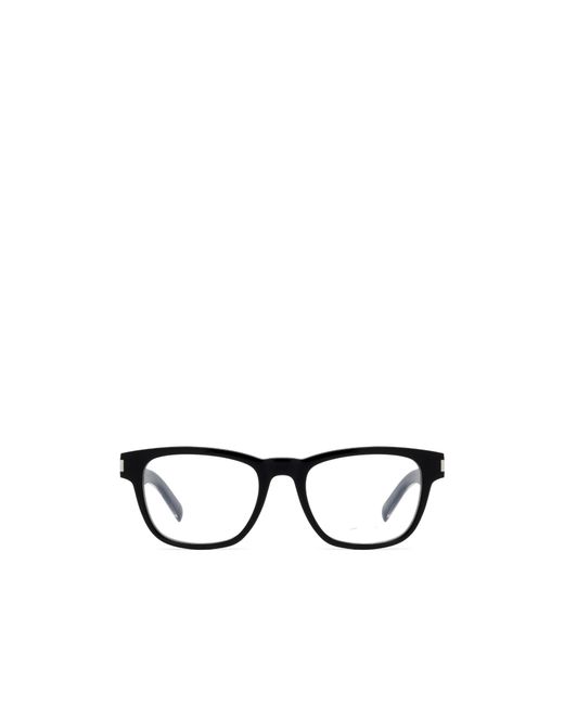 Saint Laurent White Eyewear Square Frame Glasses for men