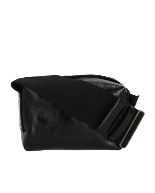 Uma Wang Black Square-Shape Shoulder Bag