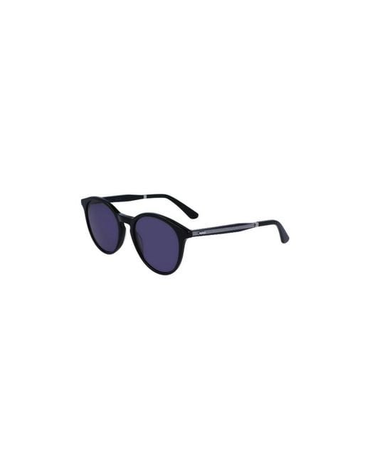 Calvin Klein Blue Round Sunglasses for men
