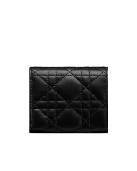 Dior Jolie Hibiscus Wallet in Black | Lyst