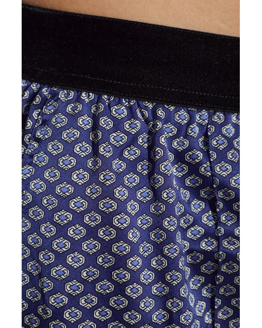 Tom Ford Blue Elastic-Waist Casual Trousers for men