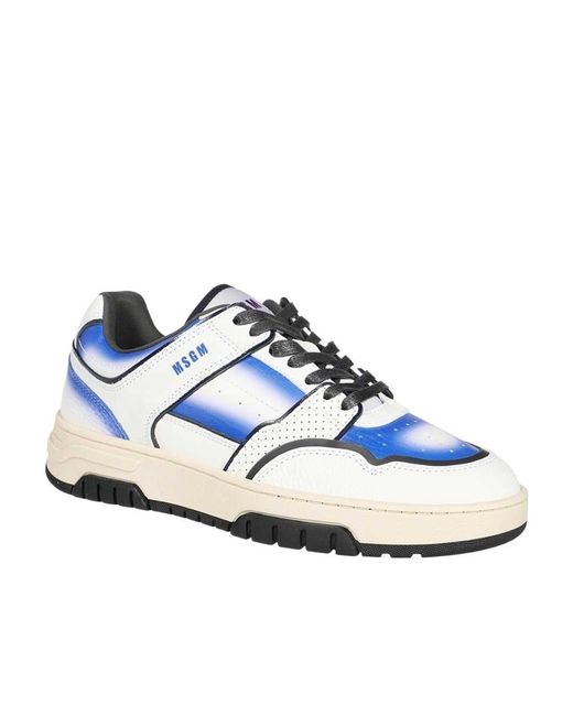 MSGM Blue Sneakers for men