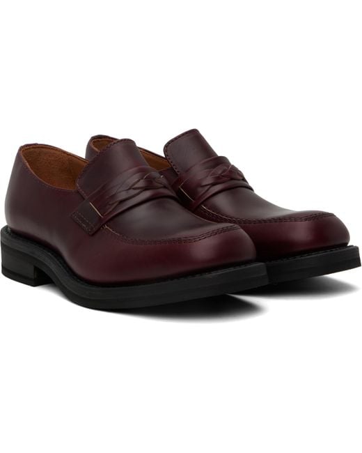 Our Legacy Brown Nakano Loafers for men