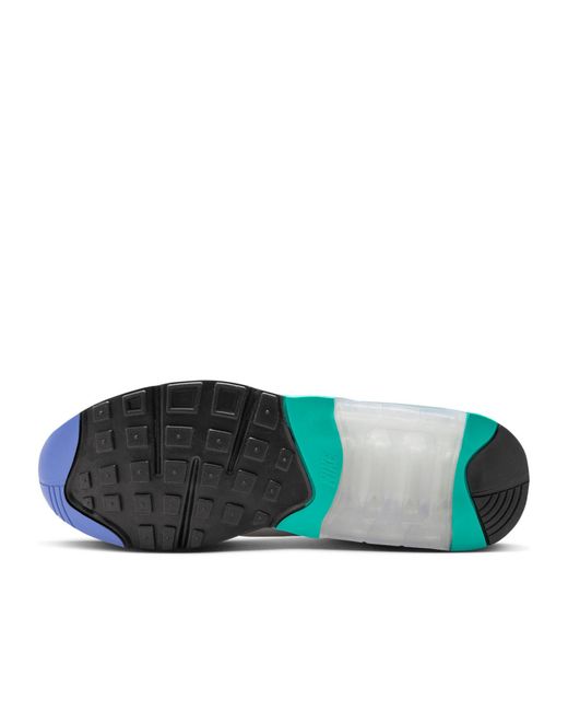 Nike Blue Air Max 180 Ultramarine Logo Patch Sneakers for men