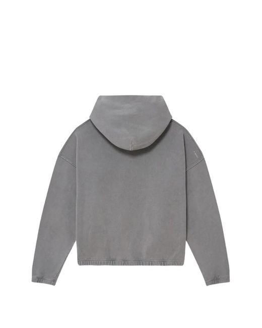 Satisfy Gray Logo-Print Hoodie for men