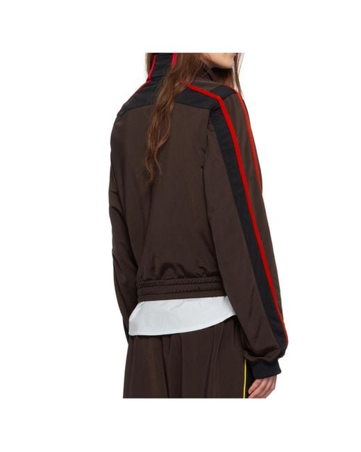 Martine Rose Blue Shrunken Track Jacket for men