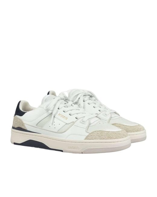 Axel Arigato White Panelled Low-Top Sneakers for men