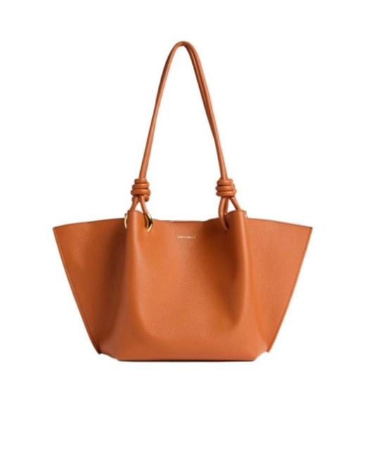 Coccinelle Brown Finn Medium Tote Bag