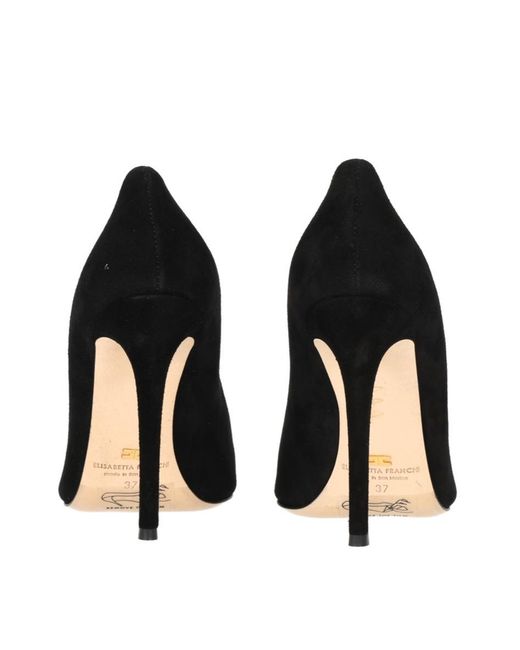 Elisabetta Franchi Black Pointed-Toe High Heels