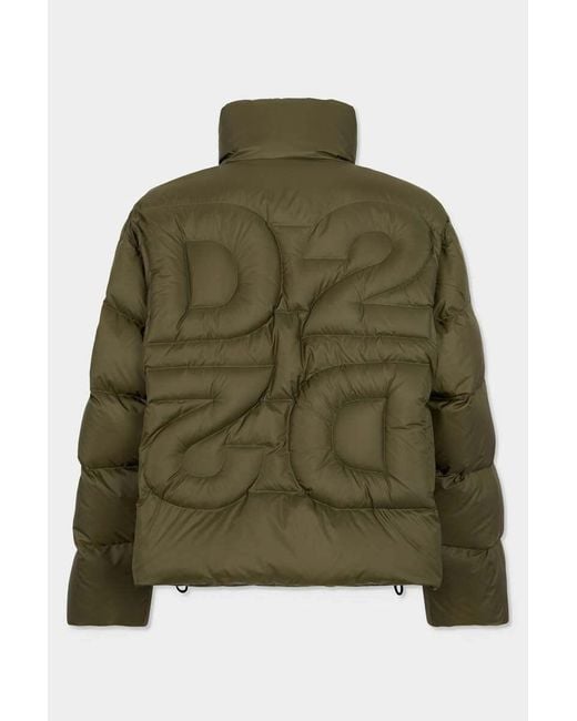 DSquared² Green D2 Upside Down Jacket for men