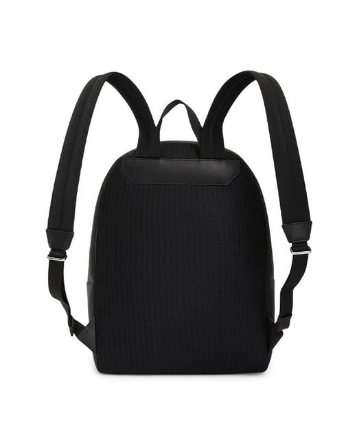 Bally Black Zippered Backpack for men