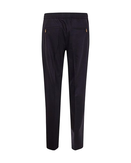 PT01 Blue Drawstring Trousers for men