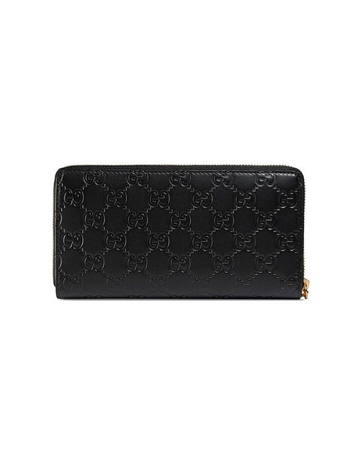 Gucci Black Embossed Purse