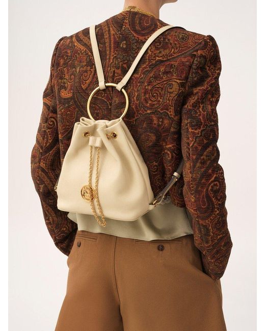 Chloé Natural Chloé Small Bracelet Backpack