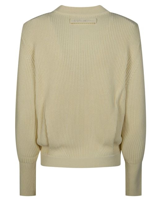 Victoria Beckham Green Relaxed Fit Jumper