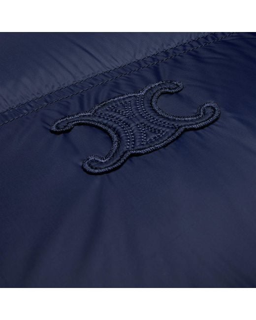 Céline Blue Puffer Jacket