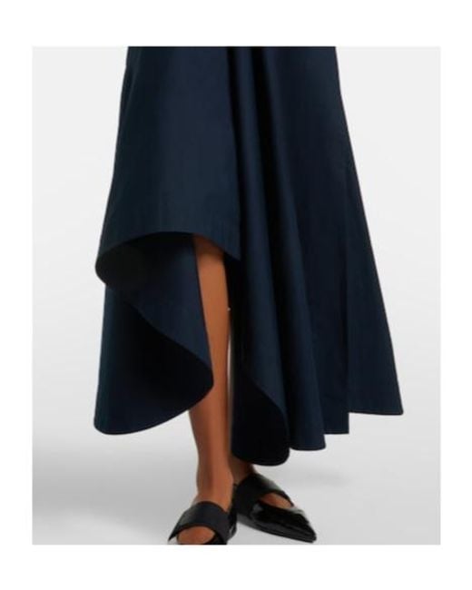 Givenchy Blue Cotton Midi Dress