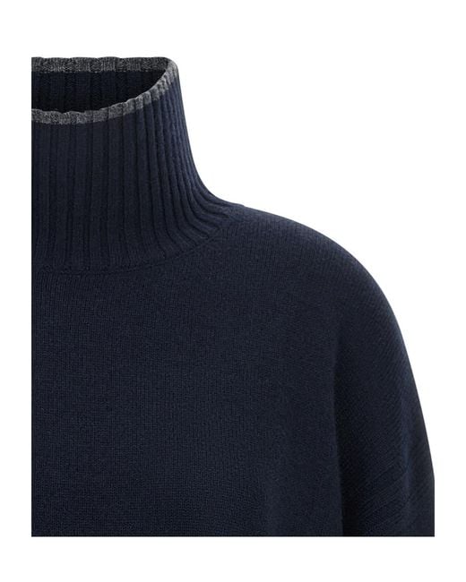 Pinko Blue Turtleneck Sweater