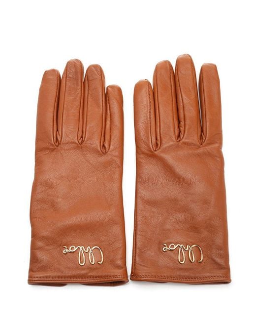 Chloé Brown Chloé Iconic Gloves