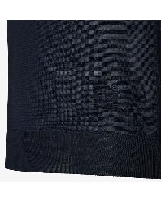 Fendi Blue Jumper for men