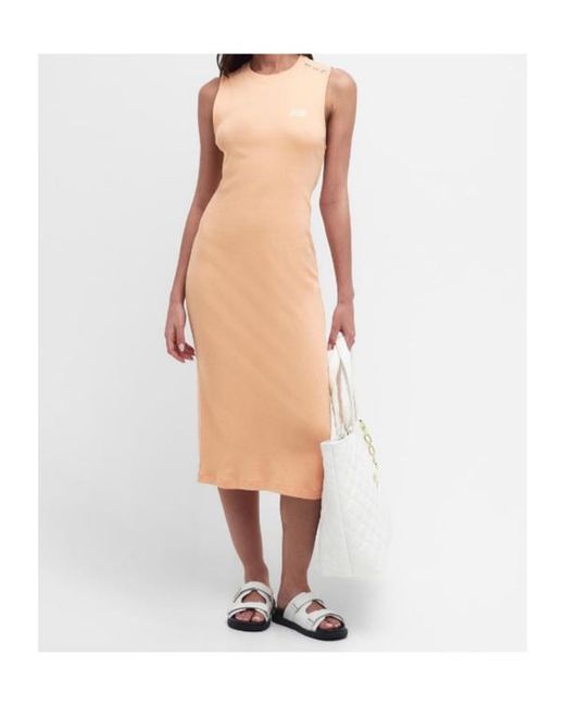 Barbour Natural Sleeveless Dress