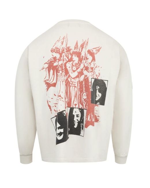 Enfants Riches Deprimes White Long-Sleeved T-Shirt for men