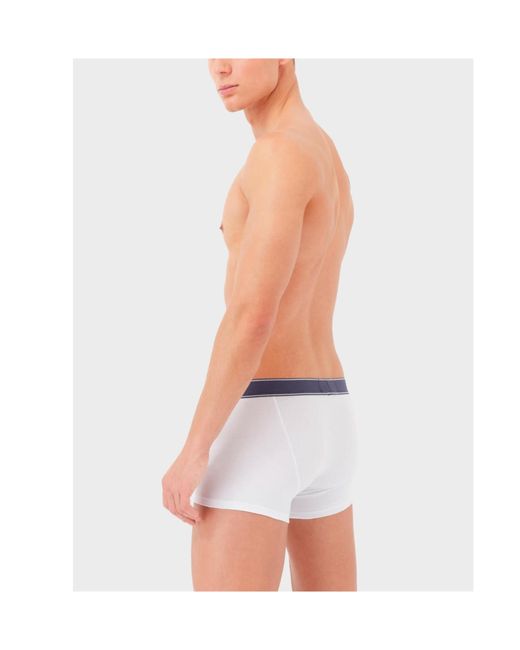 Emporio Armani Blue Elastic Waist Underwear Two-Piece for men