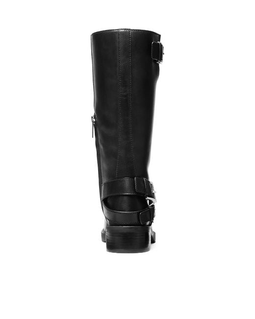 MICHAEL Michael Kors Black Crosby Moto Boots