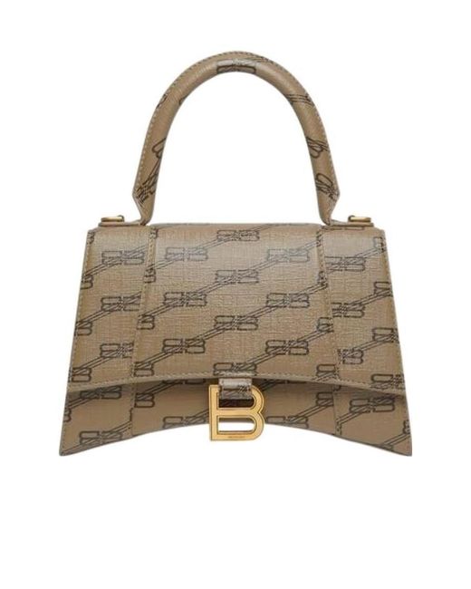 Balenciaga Natural Hourglass Small Tote Bag