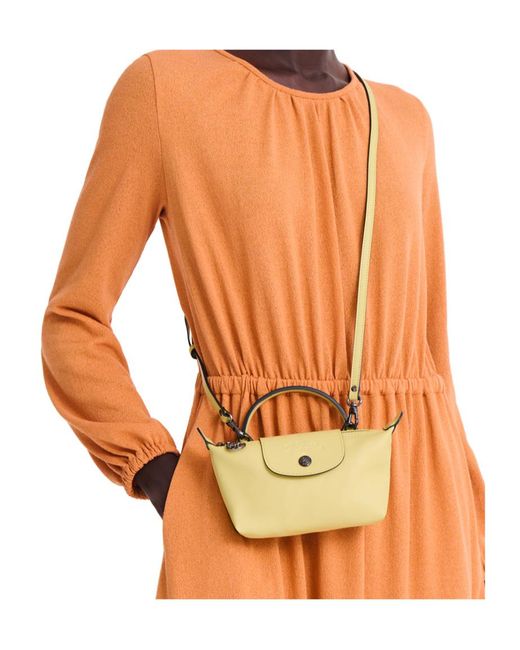 Longchamp Metallic Le Pliage Xtra Xs Pouch Bag