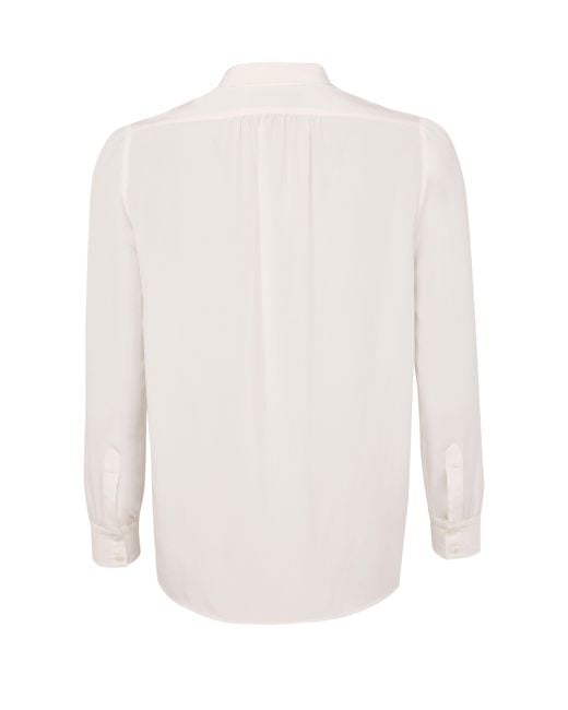 Nili Lotan White Colt Blouse