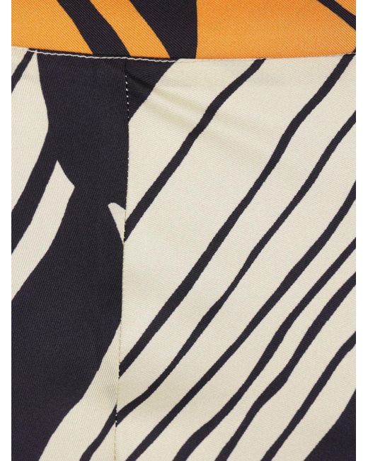 Raquel Diniz White Valerie Patterned Maxi Skirt