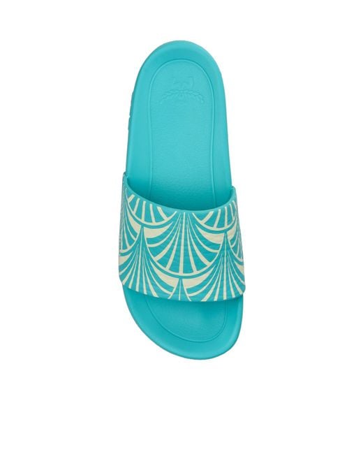 MCM Blue Flat Sandals for men