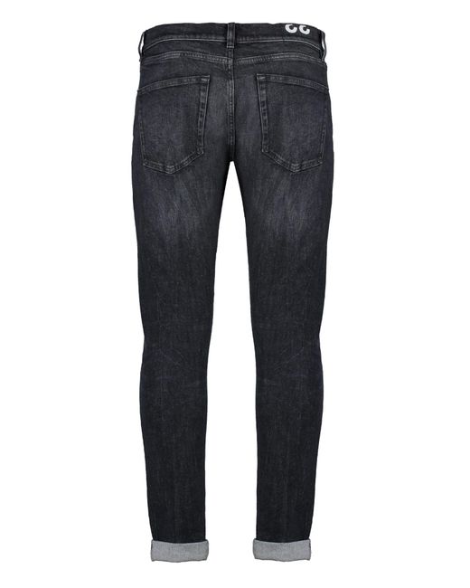Dondup Blue Jeans With Belt Loops for men