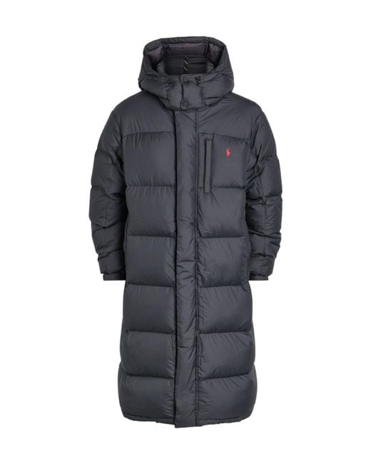 Polo Ralph Lauren Gray Quilted Zipper Down Jacket for men