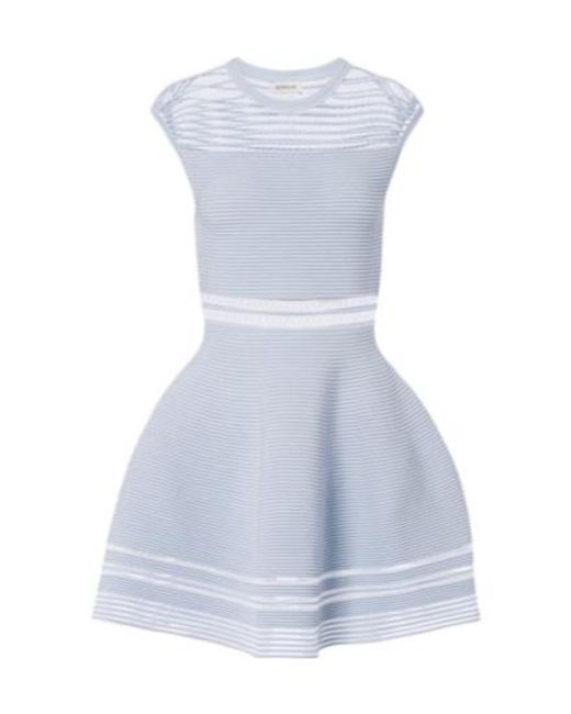 Jonathan Simkhai Blue Esri Knit Minidress