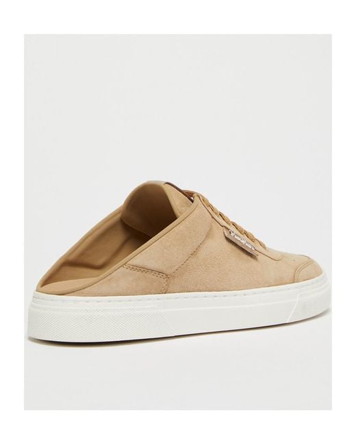 Max Mara Brown Suede Mule Trainers