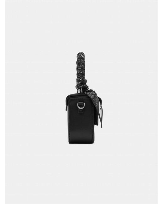 Amiri Black Logo Plaque Nano Tote Bag