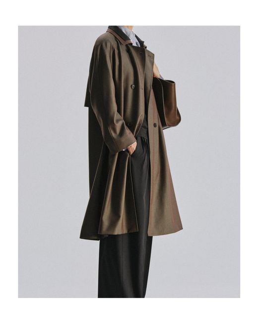 The Row Gray Emma Coat