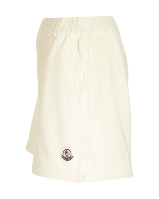 Moncler Natural Terrycloth Shorts