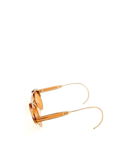 Tom Ford Metallic Logo Sunglasses for men