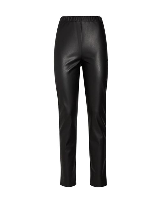 Max Mara Black Simple Solid-Colored Leggings