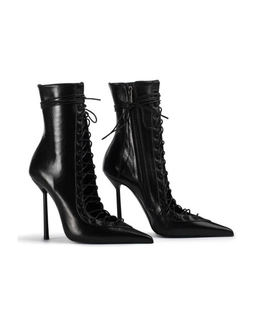 Le Silla Black Heeled Boots