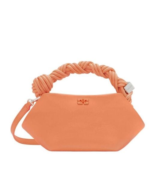 Ganni Orange Mini Bou Bag