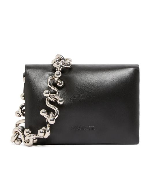 Sportmax Black Mini Softy Chain-Strap Shoulder Bag