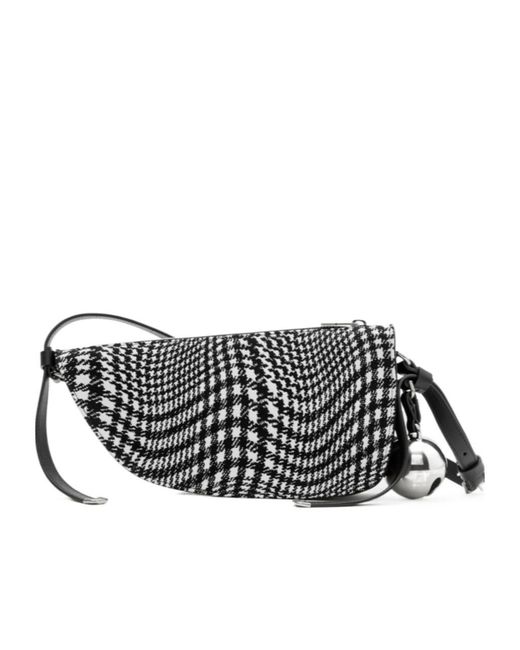 Burberry White Mini Shield Sling Shoulder Bag