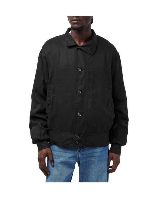 Our Legacy Black Stand-Collar Jacket for men