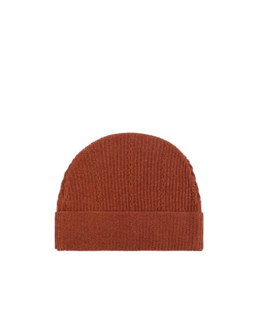 Etro Brown Logo Embroidered Knitted Beanie